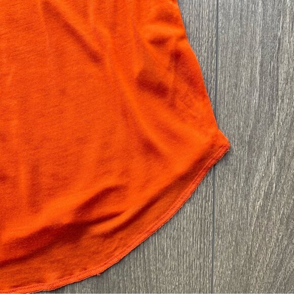 Aritzia Wilfred Women's Tank Top Cropped Sleeveless Bright Orange Size XS - Picture 7 of 13
